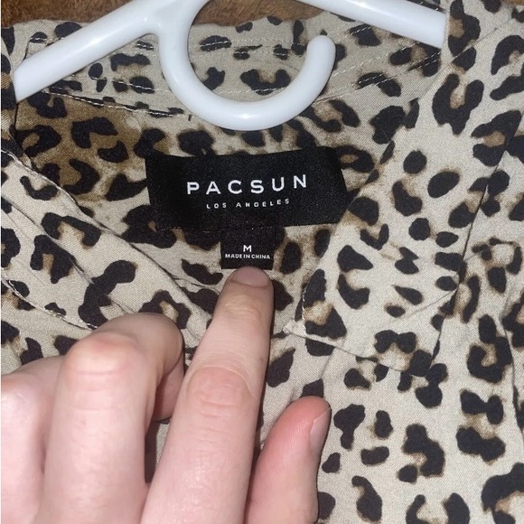 Leopard Button Up - Picture 3 of 3